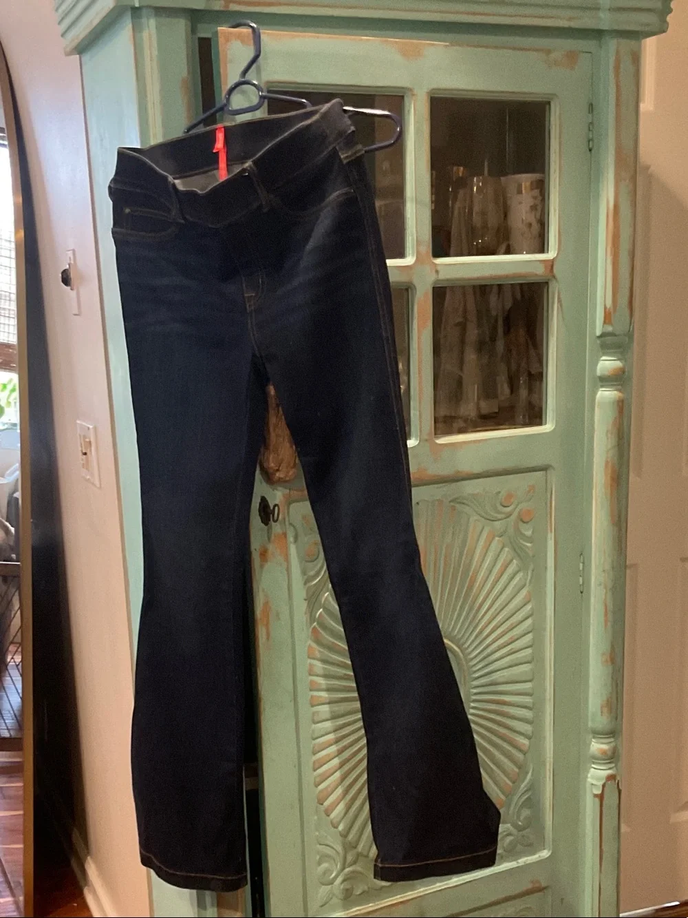 SPANX Dark Indigo Flare Jeans